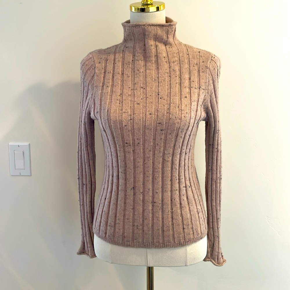 Madewell ribbed mock turtleneck sweater